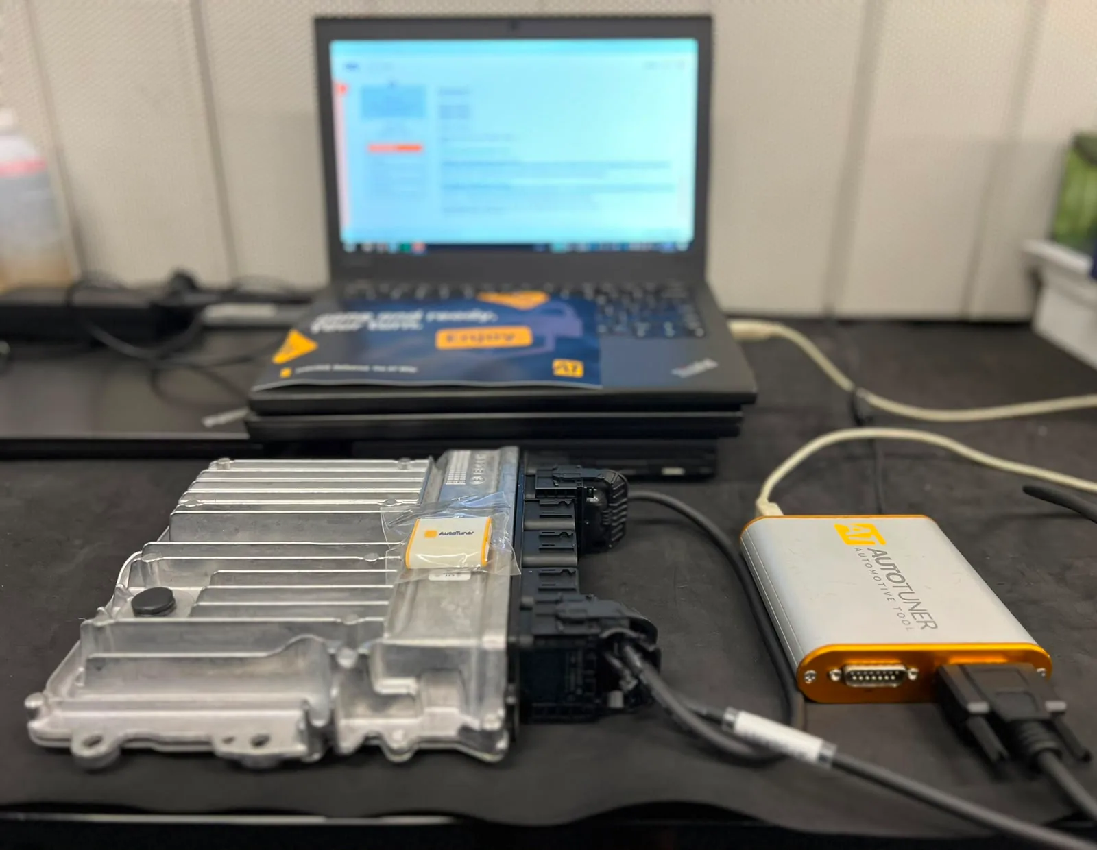 European vehicle calibration equipment at the Etuners workshop